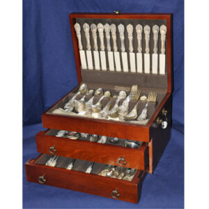 Reed & Barton Francis 1st Sterling Silver Flatware Set 14pc service for 12 people with 178 total pcs