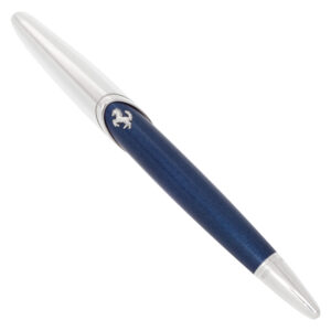 Ferrari Montegrappa limited edition rollerball pen in sterling silver and lacquer mira beau blue