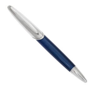 Montegrappa Ferrari sterling silver and lacquer mirabeau blue ballpoint pen.