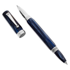 Montegrappa micra palm ballpoint pen in blue resin