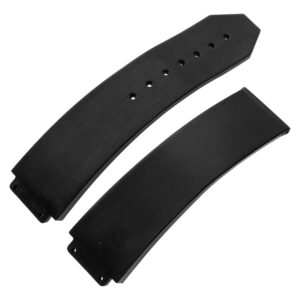 Hublot Black Rubber Strap 6-501-100 & 12-801-80 (24x22)