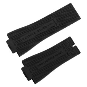 Roger Dubuis black ruber strap for Roger Dubuis AquaMare Small Seconds GA41 27mm x 20.5mm