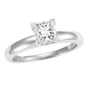 1.04 ct GIA Certified Princess cut diamond (E, VS1)