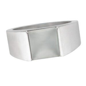 Cartier Tank ring with Moonstone in 18k white gold