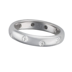 Tiffany diamond band in platinum