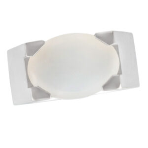 Cartier cabochon moonstone ring in 18k white gold.