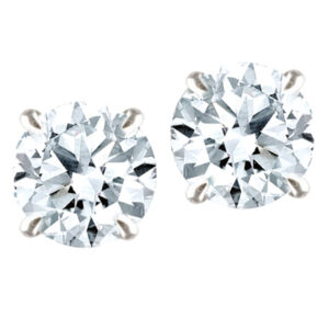 GIA certified diamond studs 0.50 cts each (F Color, VVS1 clarity)