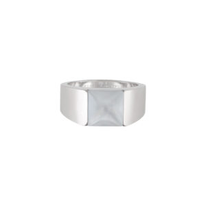 Cartier Tank ring in 18k white gold with moonstone