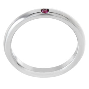 Tiffany & Co. Elsa Peretti sterling silver pink sapphire ring