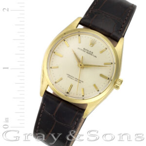 Rolex Oyster Perpetual 1002 14k 34mm auto watch