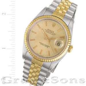 Rolex Datejust 16233 18k & steel 36mm auto watch