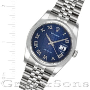 Rolex Datejust 116200 stainless steel 36mm auto watch
