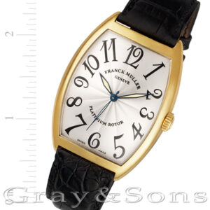 Franck Muller Curvex 6850 SC 18k 34mm auto watch