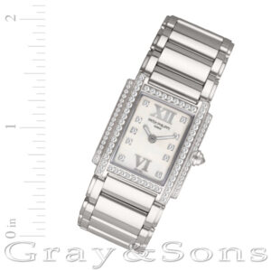 Patek Philippe Twenty 4 4908/200G 18k white gold 22mm Quartz watch