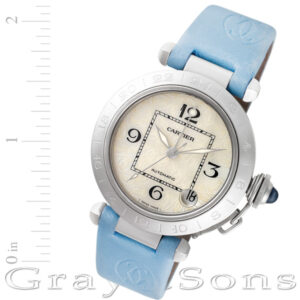 Cartier Pasha stainless steel 35mm auto watch
