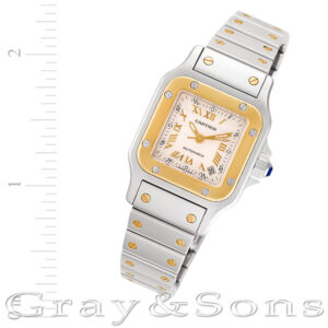 Cartier Santos W20011C4 18k & steel 24mm auto watch
