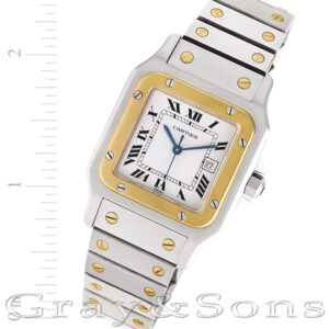 Cartier Santos W20058C4 18k & steel 29mm auto watch