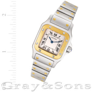 Cartier Santos W20012C4 18k & steel 23.5mm Quartz watch