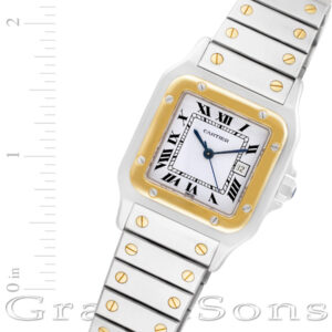 Cartier Santos W20058C4 18k & steel 29mm auto watch