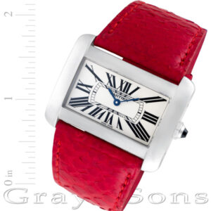 Cartier Divan W6300255 stainless steel 38mm Quartz watch
