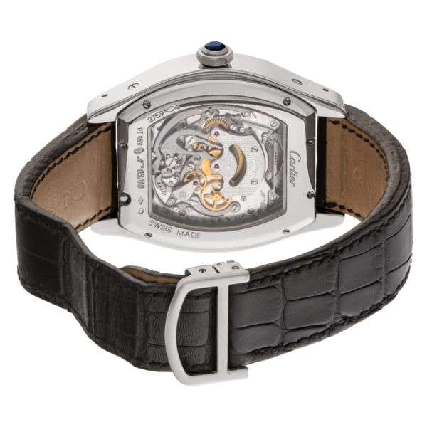 Cartier Tortue XL Platinum Tourbillon Chronograph mono poussoir Mono Pusher