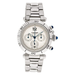 Cartier Pasha Chronograph W31018H3 stainless steel 38mm auto watch
