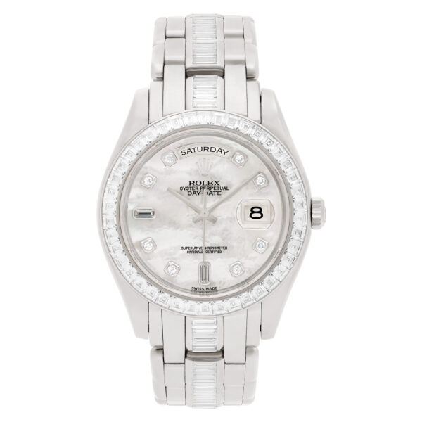 Rolex Masterpiece 18956 platinum 38mm auto watch