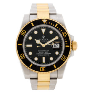 Rolex Submariner 116613ln 18k & steel 40mm auto watch