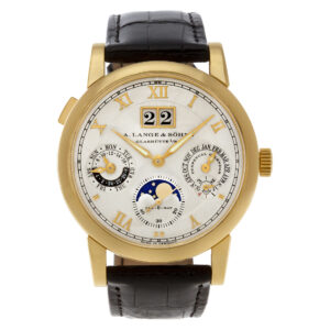 A. Lange & Sohne Langematik 310.032 18k Yellow Gold Perpetual Calendar Moonphase