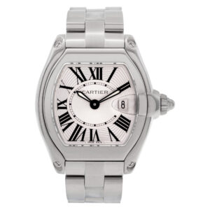 Cartier Roadster W62016V3 Stainless Steel Silver dial 33mm Quartz watch
