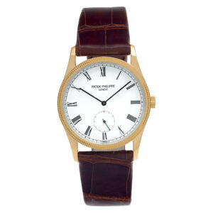 Patek Philippe Calatrava 3796 18k Yellow Gold White dial 30mm Manual watch