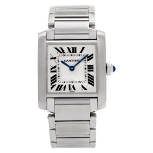 Cartier Tank Francaise W51011Q3 stainless steel 25mm Quartz watch