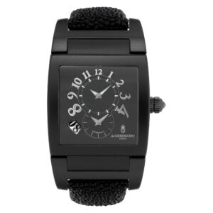 De Grisogono Uno  DF N726 Stainless Steel Black dial 33mm Automatic watch