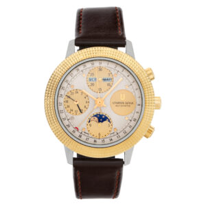 Universal Geneve Tri-Compax 104.41.990 Stainless Steel Cream dial 39mm    Automa