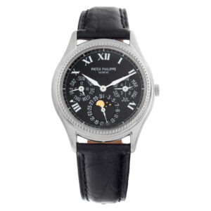 Patek Philippe Perpetual Calendar 5038 18k white gold 36mm auto watch